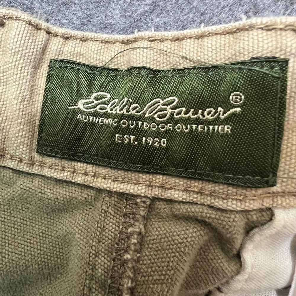 Eddie Bauer Men's Cargo Pants‎ Khaki 36x30 Cotton Outdoor Hiking Workwear Casual - Picture 9 of 9